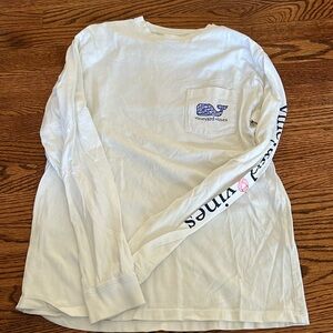 Vineyard Vines breast cancer long sleeve